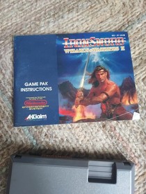 IronSword: Wizards & Warriors II (Nintendo Entertainment System, 1989) Untested 