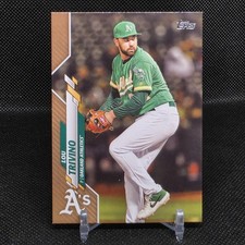 Lou Trivino 2020 Topps #587 Gold #/2020