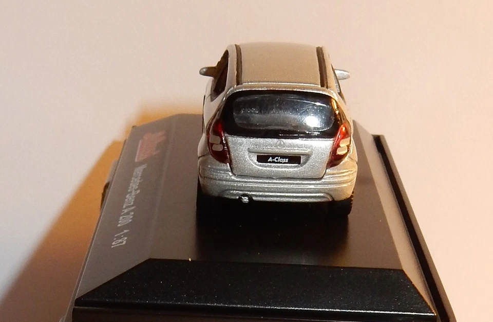 Micro Metal Die Cast Schuco Ho 1/87 Mercedes-Benz A 200 Grigio Senza Scatola - Immagine 4 di 4