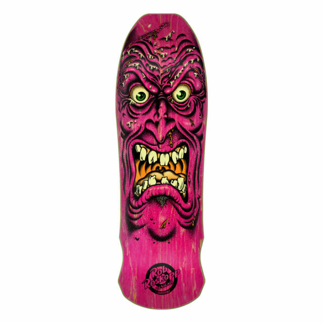 Santa Cruz 11116423 Rob Roskopp Reissue Skateboard - Purple for