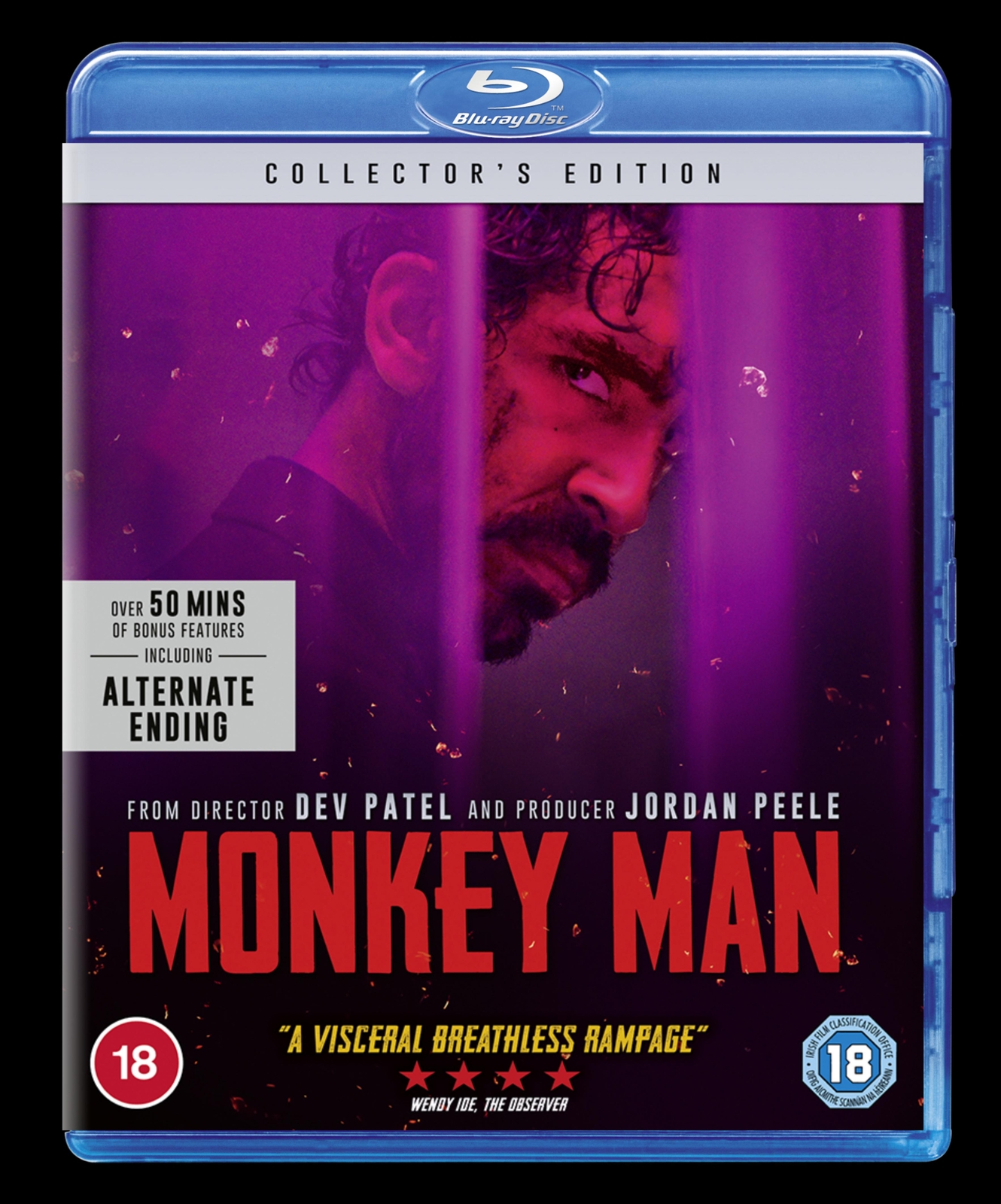 Monkey Man (Blu-ray) Zakir Hussain Dev Patel Vipin Sharma Makrand Deshpande