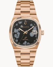 Bulova 97B231 Super Seville-Silver Accents Quartz Sapphire Stainless Steel