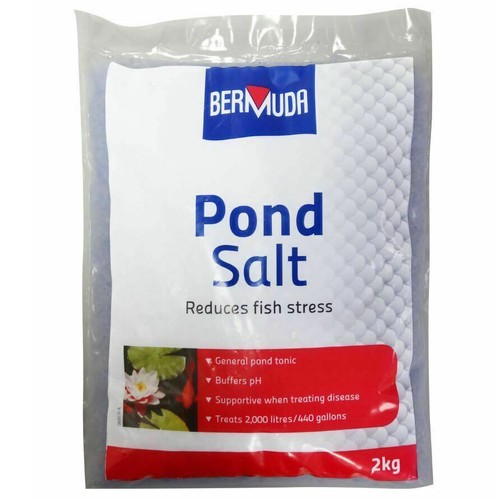 Bermuda Pond Salt Tonic 2kg, treats 2000 Litres Reduce Stress pH Fish
