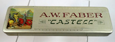 Vintage A. W. Faber Castell Pencil Tin with 7...