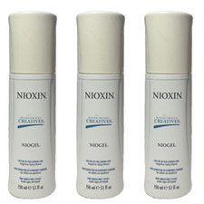 3 Nioxin Bionutrient Creatives Niogel for Fine Hair Weightless 5.1 oz ea 083 