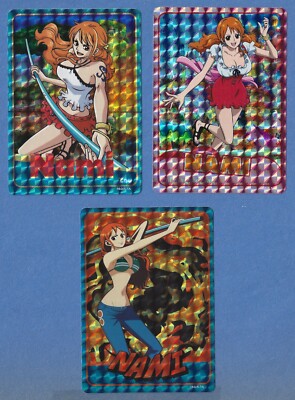 ワンピース カードゲーム 2024 One Piece Golden P-Cards Nami 3 3 NAMI 2024 One Piece Holographic Trading Card Stickers whole cake