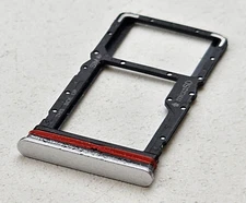 OEM Cricket Icon 6 SL219C Sim Tray Sim Card Holder SD Tray Combo OEM White