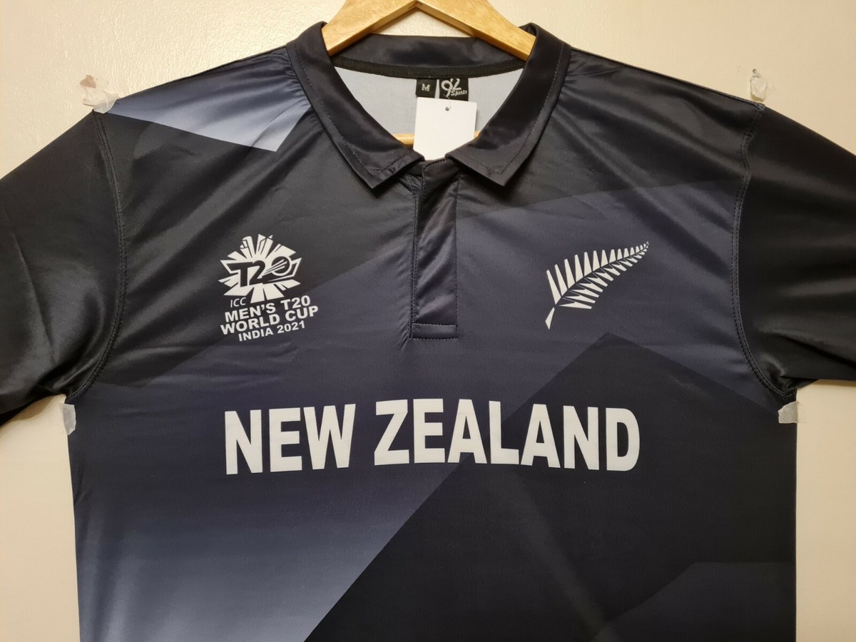 Maillot De Cricket Vintage Canterbury - Nouvelle-Zélande Blackcaps - Taille M - Noir