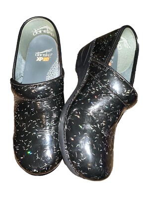 Dansko Women's XP Rainbow Flecks Patent Clog EU 39 US