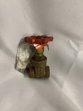 BK Gate Valve 1/4" in Cast Brass Gate Valve   Thread Connection Lead Free