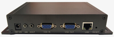 VGA to IP or H.265/H.264 VGA Video Encoder via HTTP RTSP RTMP UDP ONVIF SRT IPTV