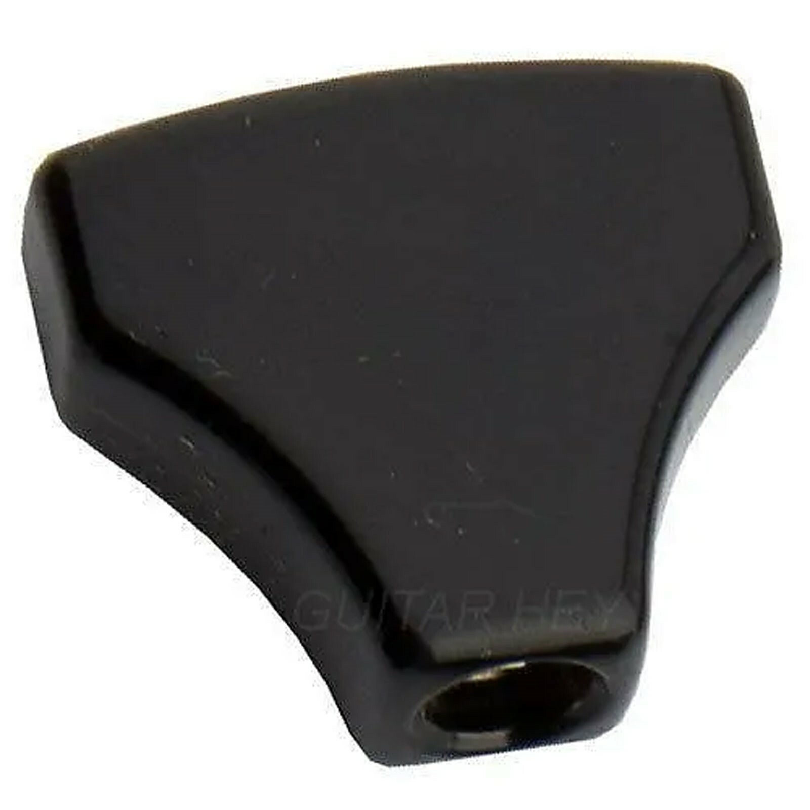 NEW (6) Hipshot HS Guitar Buttons Also fit Some Grover Tuners w/ Screws - BLACK