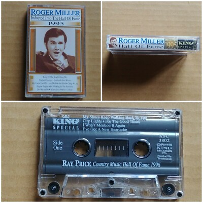 ROGER MILLER Inducted Into The Hall Of Fame CASSETTE COUNTRY King Records 1998