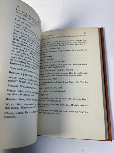 "Death of a Salesman" by Arthur Miller, 1st Ed. 1949-Broadway Play in Book Form - Foto 16 di 24