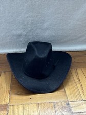 Mens Summit Hat Co. Black Felt Cowboy Hat Sz ...