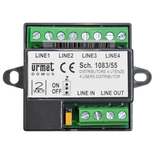 URMET 1083/55 Distributore Video 4 Utenze Per Sistema 2 Fili Urmet  -