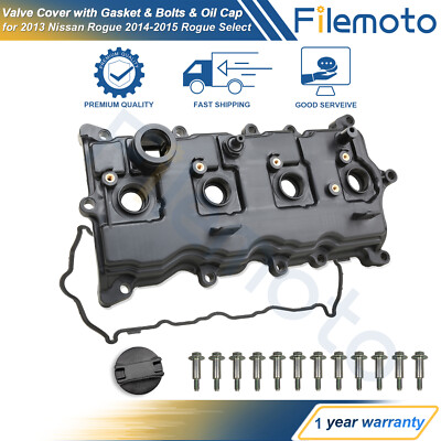 Fits 2013 Nissan Rogue 14-15 Rogue Select Valve Cover w/ Gasket & Bolts