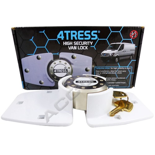 Furgoneta blanca 4TRESS de alta seguridad antirrobo cerradura puerta trasera o lateral candado Hasp - Imagen 7 de 12