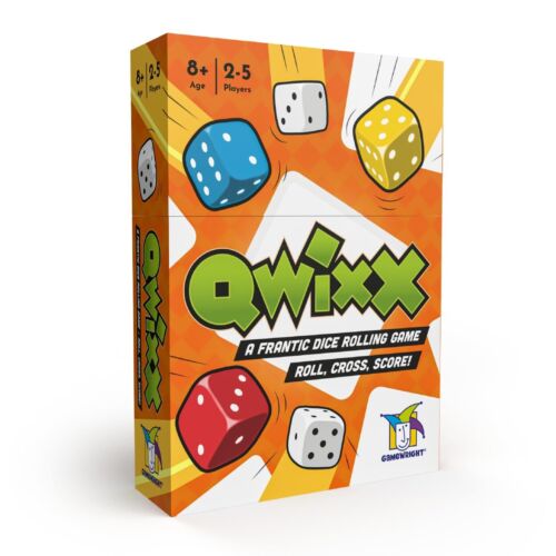 Qwixx: The frantic dice rolling game that everyone plays ages 8+ 2-5 DAMAGED BOX