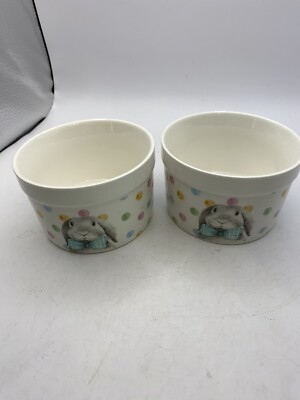 Ciroa Easter Parade Ramekins Porcelain Two Pre Owned 
