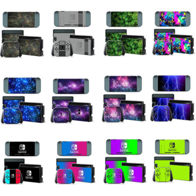 For Nintendo Switch Console Joy-Con Skin Vinyl Decals Stickers Covers