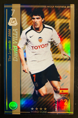 2019 Panini WCCF Footista World Class Legend David Villa Valencia