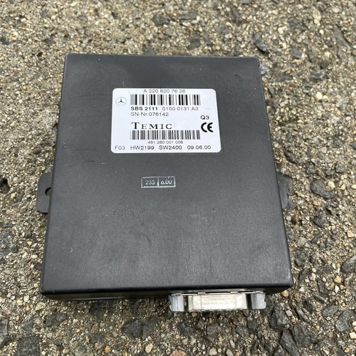 🐢✅MODULE DE COMMANDE RECONNAISSANCE VOCALE MERCEDES W220 S430 S500 A 220 820 7626#️⃣Y04