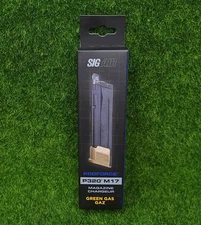 Sig Sauer Proforce P320 M17 Green Gas Airsoft 21 Round Magazine - AMPF-M17GG