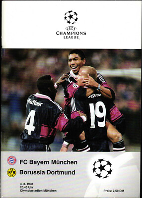 EC I 97/98 FC Bayern Munich - Borussia Dortmund, 04.03.1998, CHAMPIONS LEAGUE