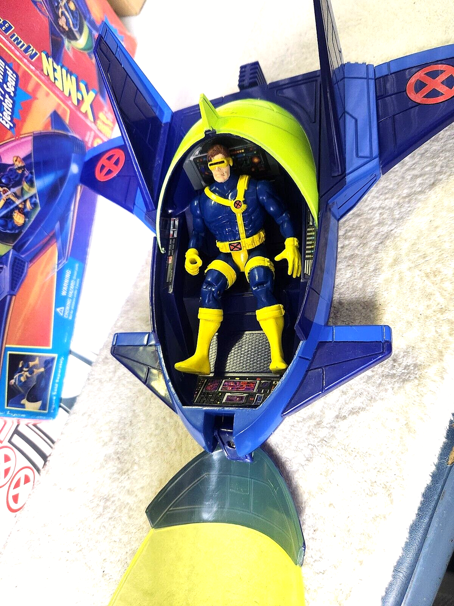 1995 Marvel Comics X-Men Mini Blackbird Jet w/ Figure Included Age