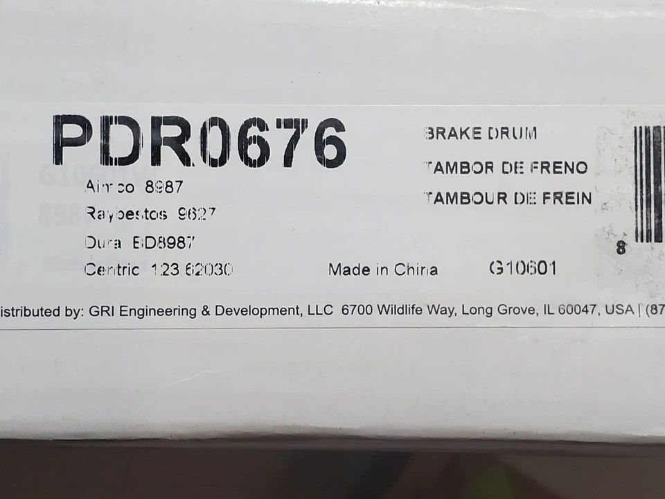 Tambor de freno Bendix PDR0676 Bendix para Select SATURN SL1 SL2 Foto 3 de 4