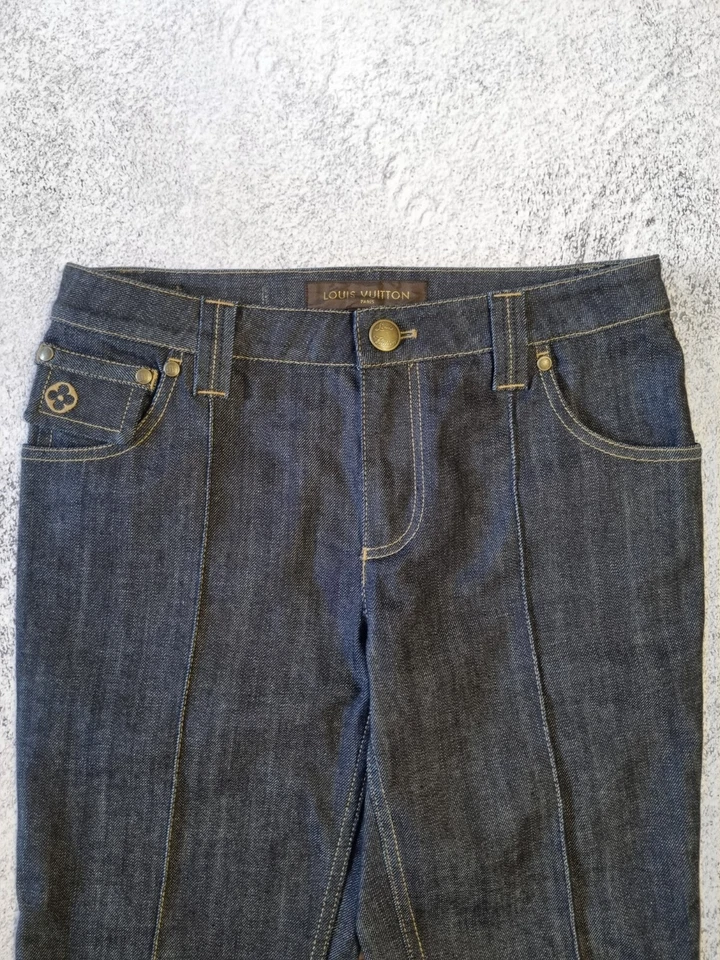 Pantalones capri vaqueros vintage Louis Vuitton, talla 36 Foto 2 de 4