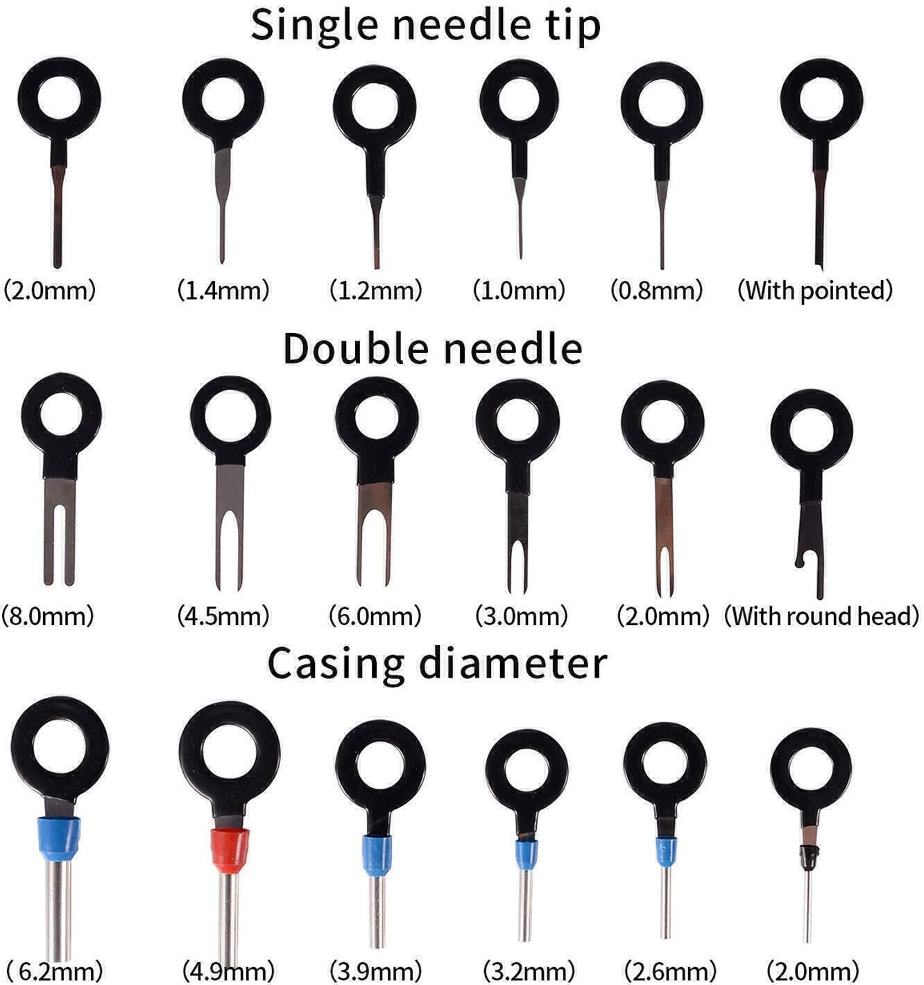 36X Tool zum Entfernen von Autoklemmen Pin Release Kit Abzieher der