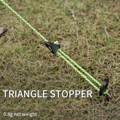 Camping Tent Fastener Rope Buckles Anti Slip Cord Adjuster Tools (10pcs ...