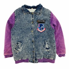 Vintage Heroes Role Playing Game Denim Jacket - Medium