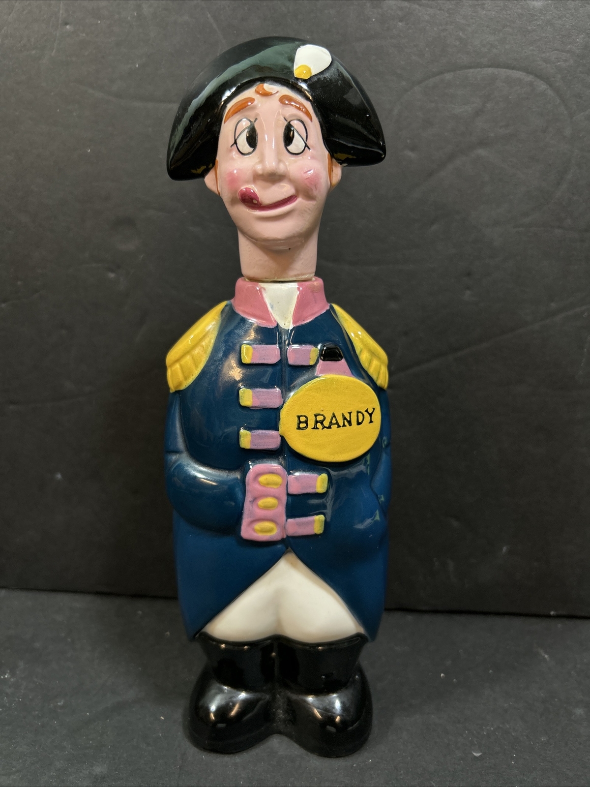 Vintage Napoleon Lipper & Mann Brandy Bottle Liquor Decanter Drunk eBay