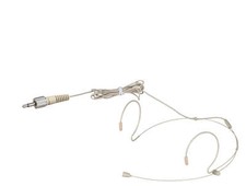 Double Earhook Headset Microphone with 3.5mm Screw Lock Connector for Sennheiser