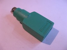 USB Female to PS2 Male Mouse PC IBM Computer Adapter Green MS - Used Qty 1
