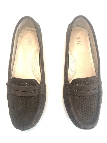 J. Jill Loafers Flats Shoes Womens Size 8,5 Brown Leather Slip On - Picture 16 of 19