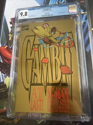 Gambit 1 GOLD Edition Cgc 9.8 Marvel 1993 Beautiful Copy White Pgs NM MINT X-Men