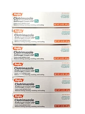 Rugby ATHLETES FOOT 1% Anti-Fungal Cream 1.6oz / 45gm ( 6 tubes ) --