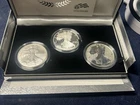 2006 P REVERSE PROOF SILVER EAGLE 3 COIN  20TH ANNIVERSARY SET W BOX/COA