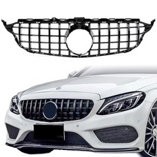 Sport-Panamericana GT Kühlergrill Grill Glanz Schwarz für Mercedes C Klasse W205 Sport-Panamericana GT Kühlergrill Grill Glanz Schwarz für Mercedes C Klasse W205