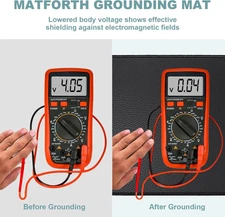 Grounding Mat for Feet Improved Sleep Energy Wellness. Earth Grounded Pads, C...