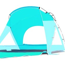 Beach Canopy Beach Tent Pop Up Shade 6-8 People Sun Shelter W/ Bag