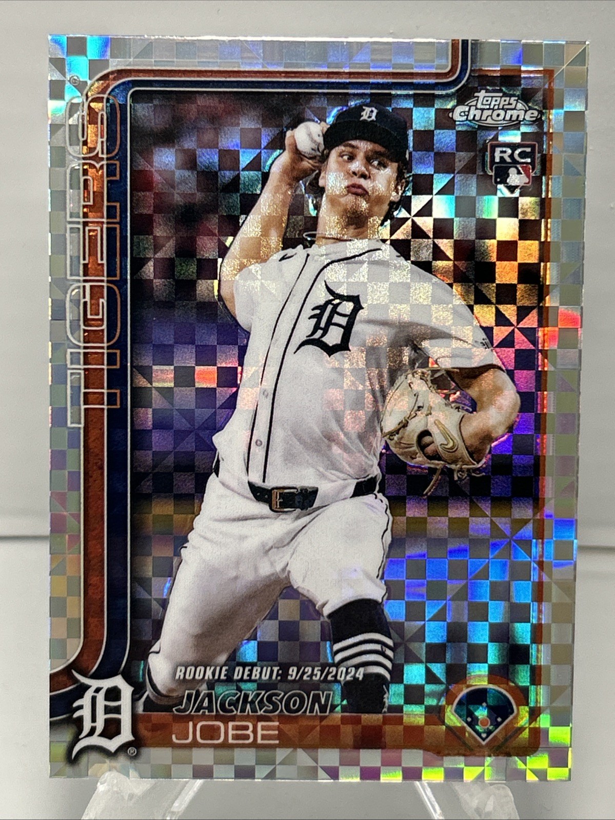 2025 Topps Chrome - Jackson Jobe #249 X-Fractor (RC)