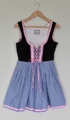 EDELNICE Oktoberfest Traditional German Dirndl Dress, EU Size 38 US S Small
