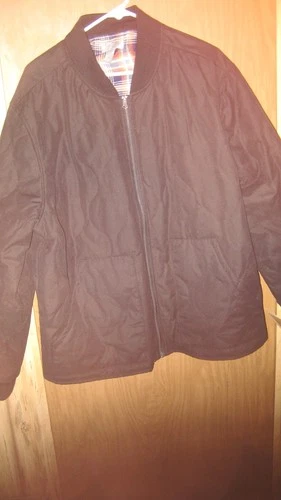 Mens XL Zipper 2 Pocket Bomber Style Ocean Coast - product listing photo