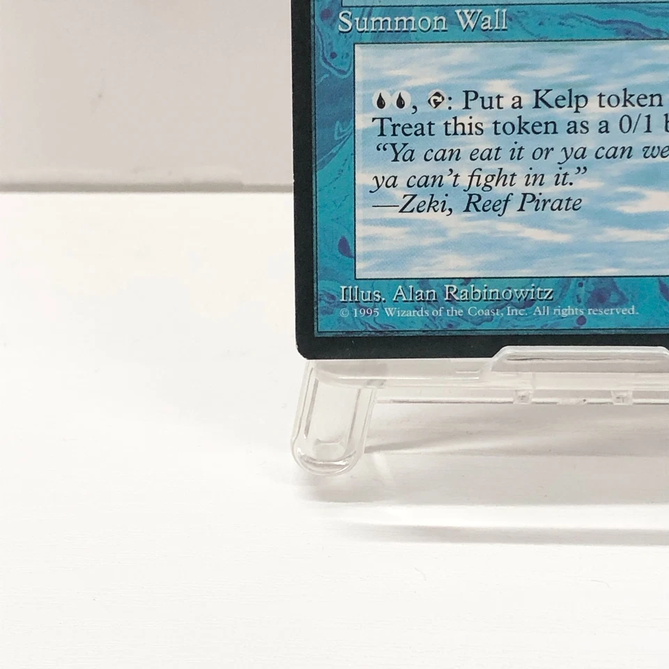 Wall of Kelp Homelands 1995 Blue Creature Wall Summon Wall MTG Vintage Japan - Image 4 of 4