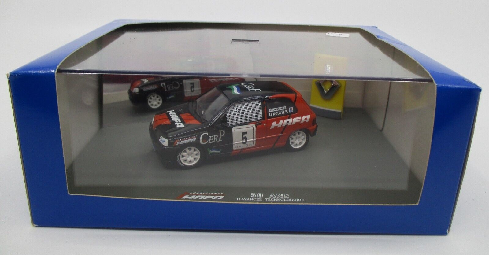 Miniature Renault Clio I 16S Rallye 1991 haute précision 1:43 en métal injecté